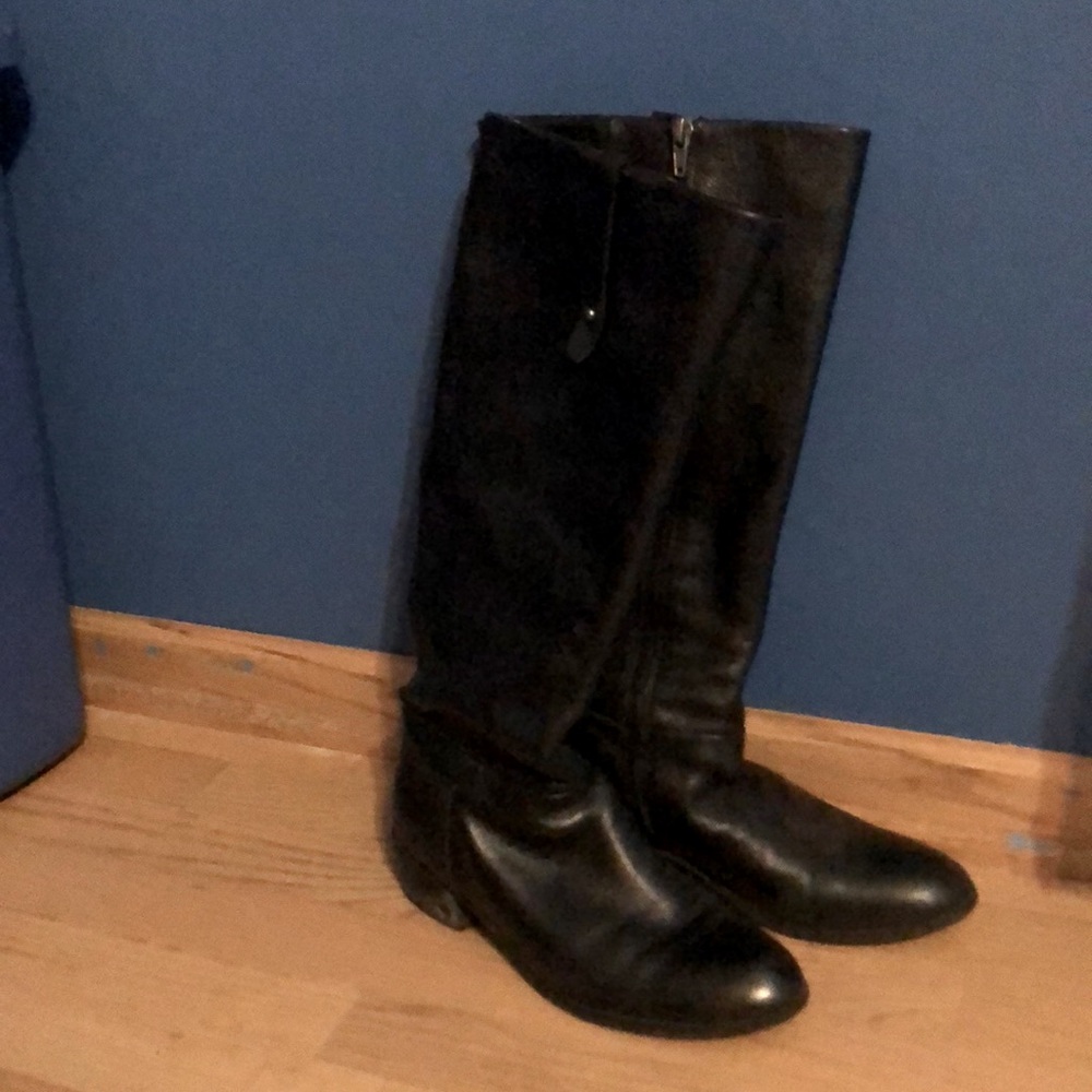 Tall Black Boots Wide Calf